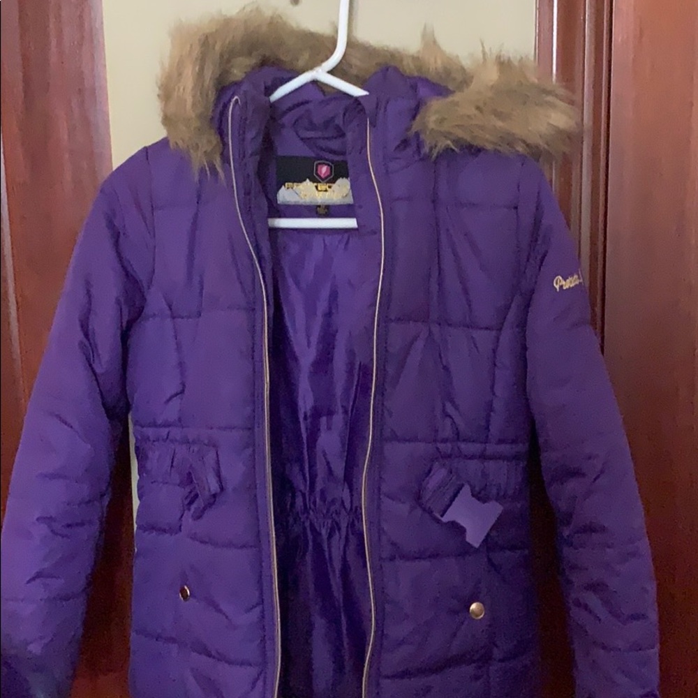 Protection system purple jacket size 14